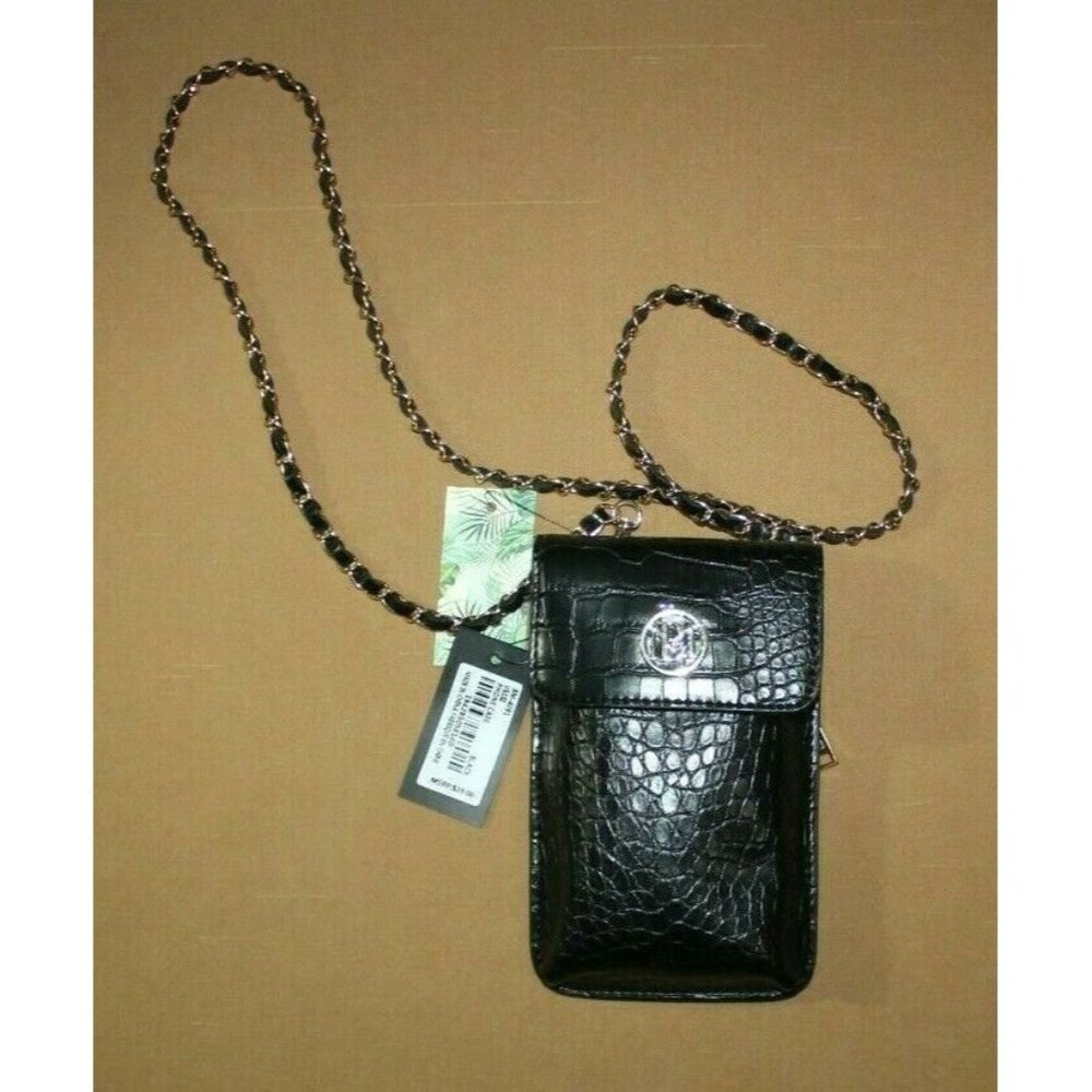 NWT STUDIO BADGLEY MISCHKA Vegan Leather Phone Case